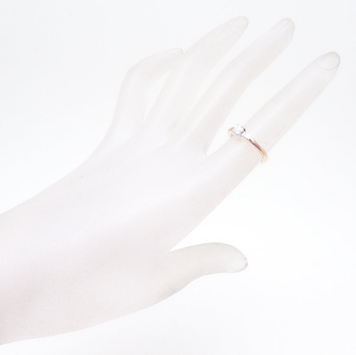 4℃ Diamond Ring K18PG Pink Gold Pt950 Platinum