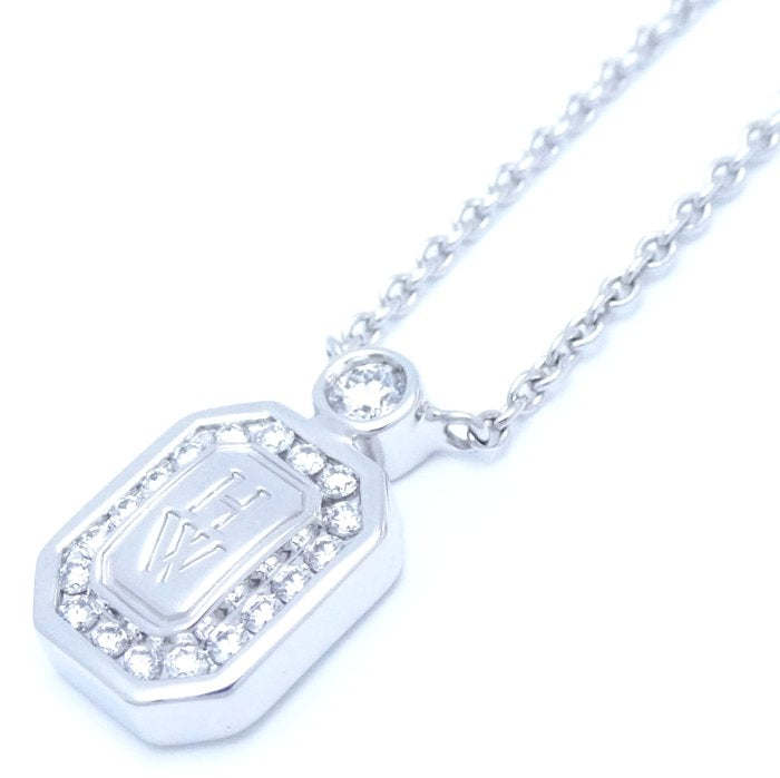 Harry Winston Diamond Necklace K18WG