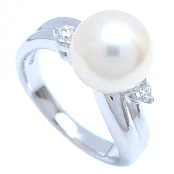 TASAKI Pearl Diamond Ring Pt900 Platinum