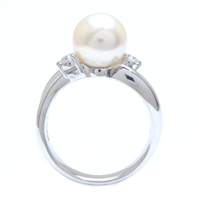 TASAKI Pearl Diamond Ring Pt900 Platinum