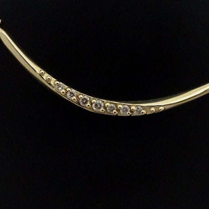 4℃ Diamond Necklace K10YG Yellow Gold