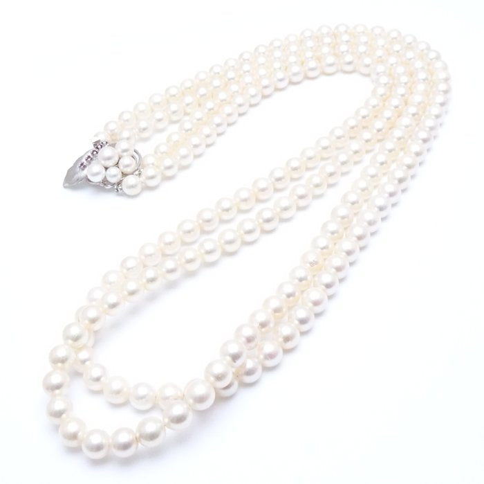 Tasaki Pearl Necklace Long 69cm Ruby K14WG