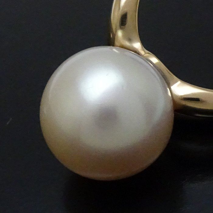 TASAKI Pearl Ring K18YG Yellow Gold