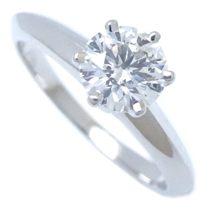 Tiffany & Co Solitaire Diamond Ring 0.56ct Pt950