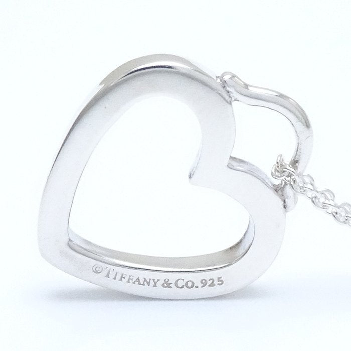 Tiffany & Co Open Heart Necklace Silver 925