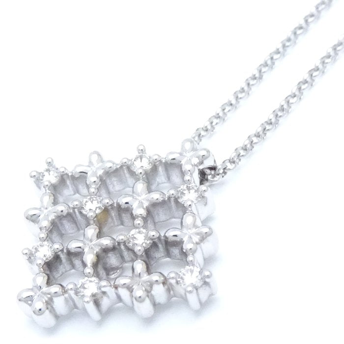 TASAKI Diamond Necklace K18WG White Gold