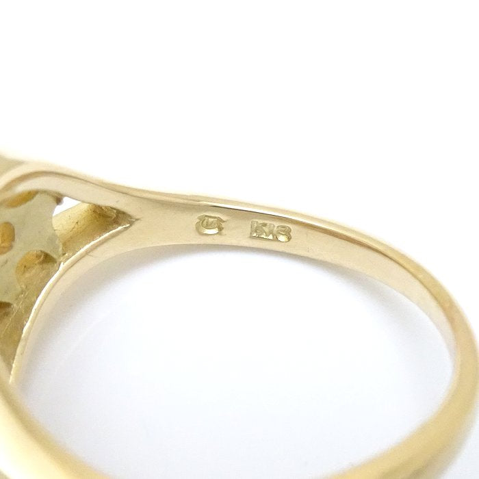 Mikimoto Pearl Ring K18YG Yellow Gold