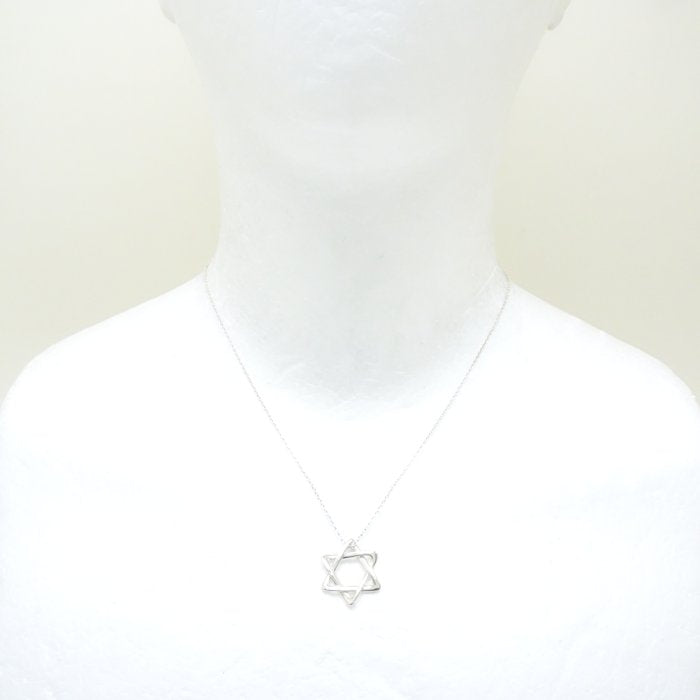 Tiffany & Co Star of David Necklace Silver 925