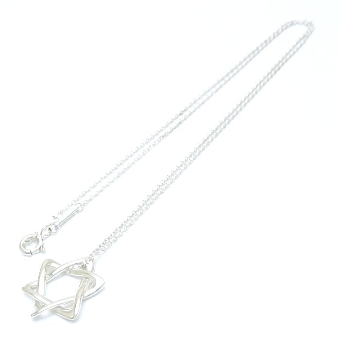 Tiffany & Co Star of David Necklace Silver 925