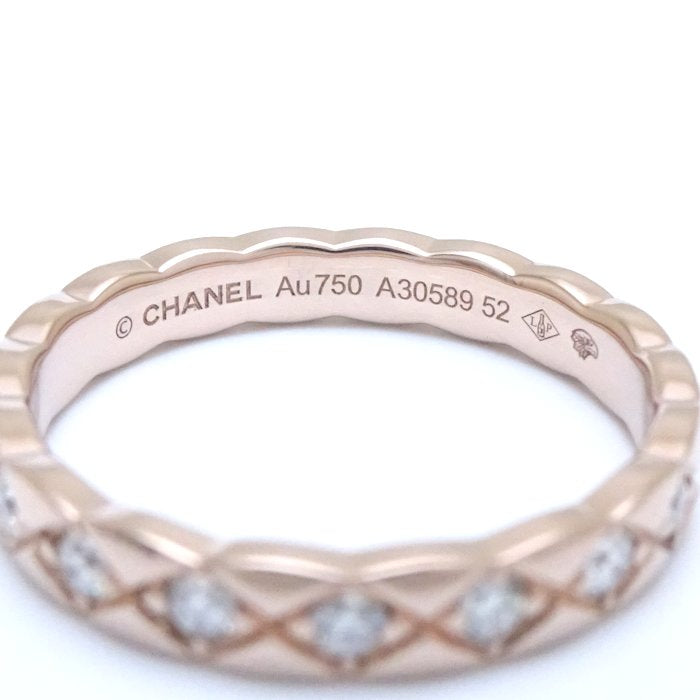 Chanel Coco Crush Mini Ring Diamond K18PG