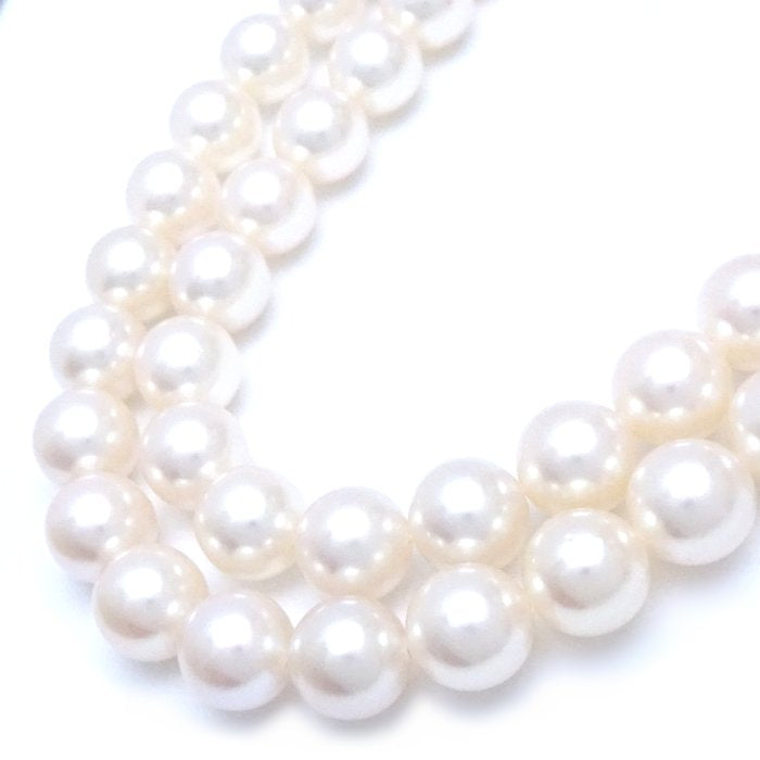 TASAKI Pearl Necklace Akoya 8.5-9mm Sapphire K14WG