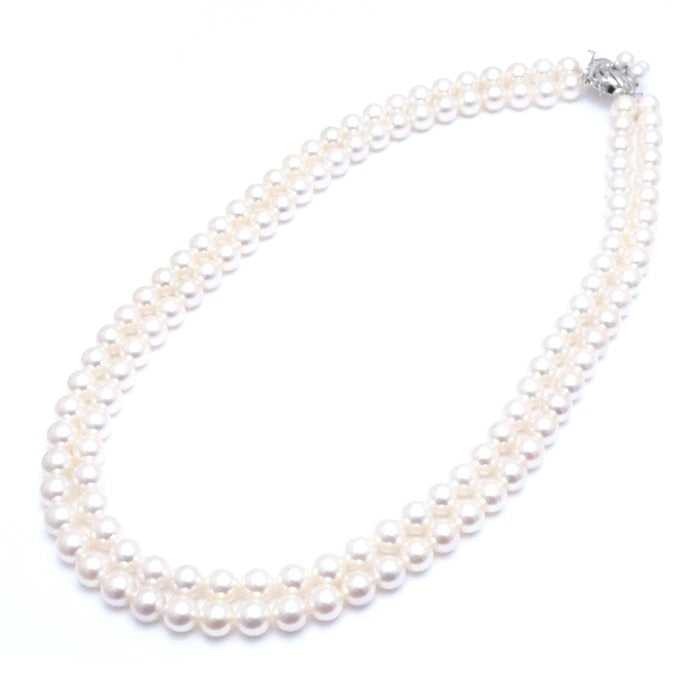 TASAKI Pearl Necklace Akoya 8.5-9mm Sapphire K14WG