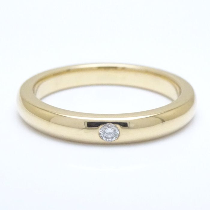 Tiffany & Co Diamond Stacking Band Ring K18YG