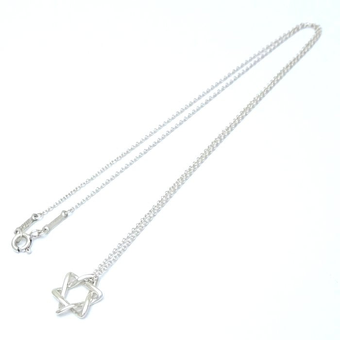 Tiffany & Co Star of David Necklace Silver 925