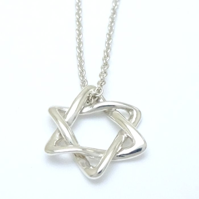 Tiffany & Co Star of David Necklace Silver 925