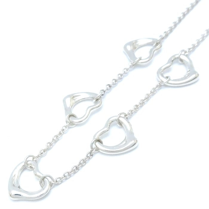 Tiffany & Co Open Heart Necklace Silver 5 Motif