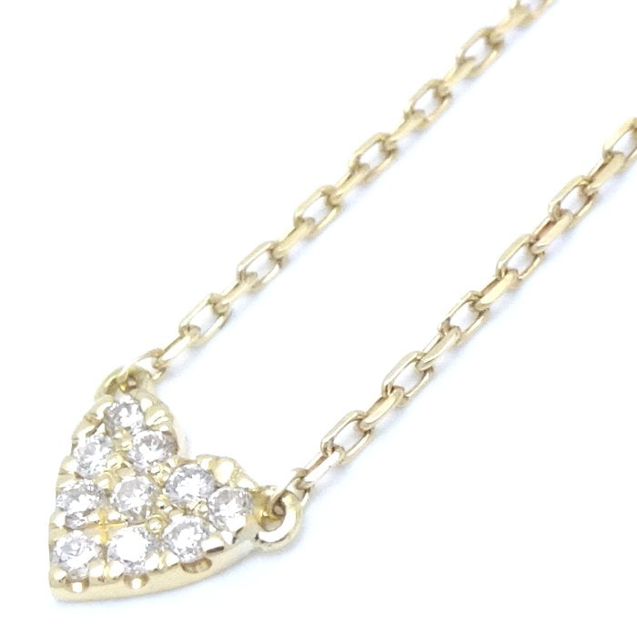 AHKAH Heart Necklace Diamond 0.05ct K18YG