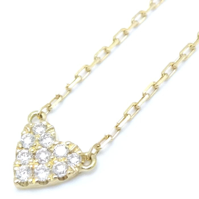 AHKAH Diamond Heart Necklace K18YG Gold