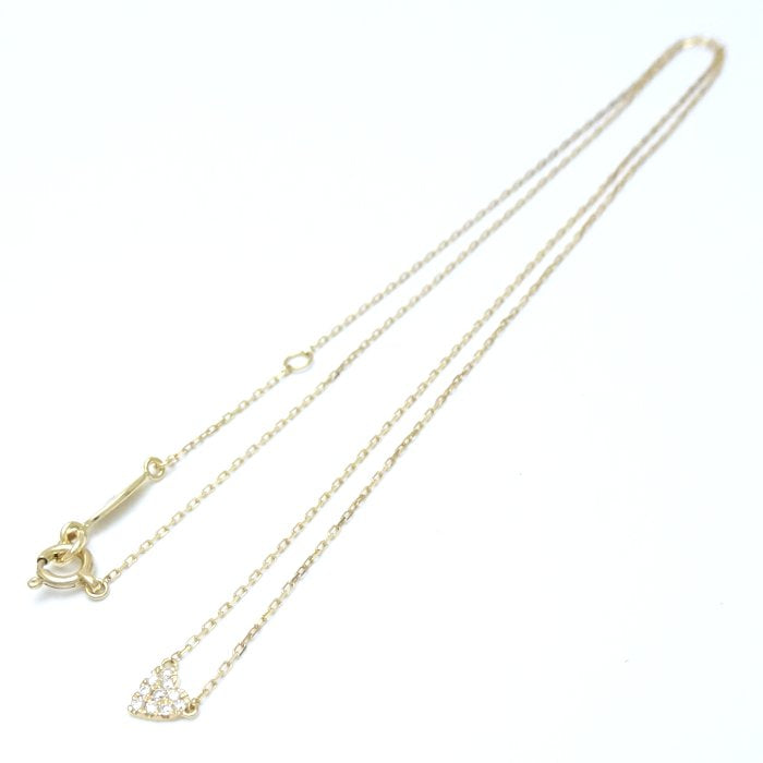 AHKAH Diamond Heart Necklace K18YG Gold