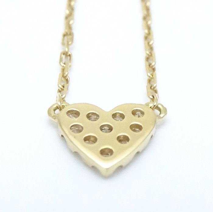 AHKAH Diamond Heart Necklace K18YG Gold