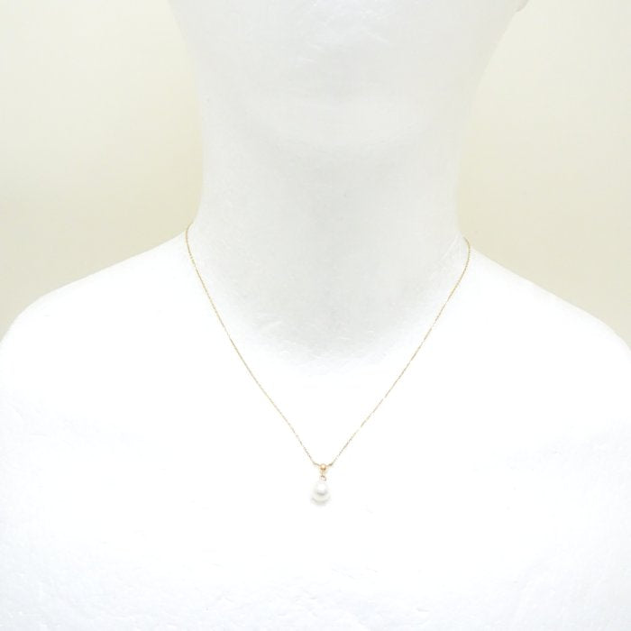 4℃ Pearl Necklace K18YG Yellow Gold