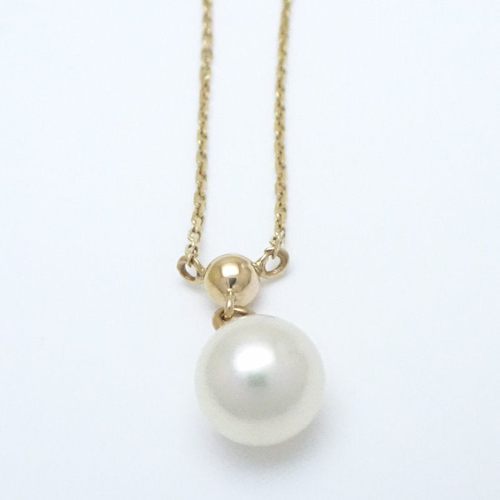 4℃ Pearl Necklace K18YG Yellow Gold