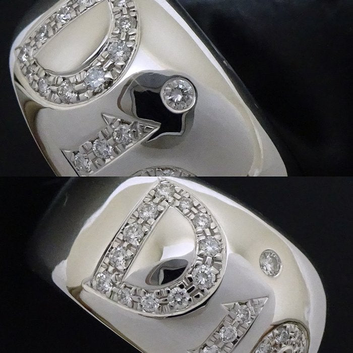 Dior Diamond Ring K18WG White Gold