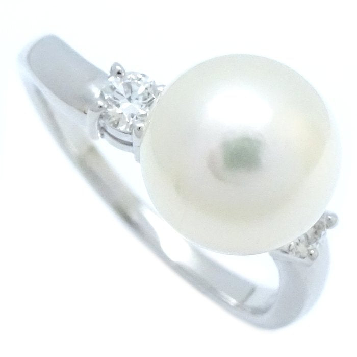 TASAKI Pearl Diamond Ring Pt900