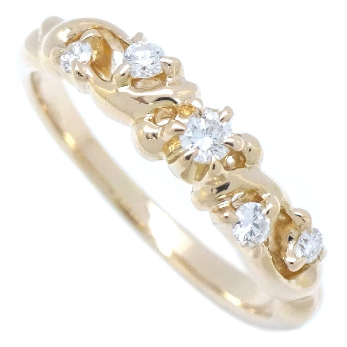 4℃ Diamond Ring K18YG Yellow Gold