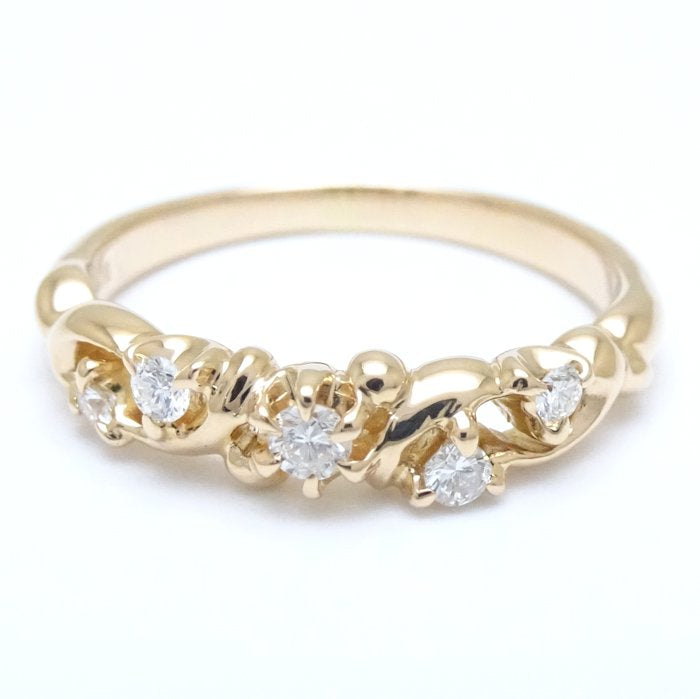 4℃ Diamond Ring K18YG Yellow Gold