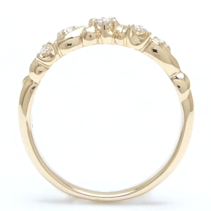 4℃ Diamond Ring K18YG Yellow Gold