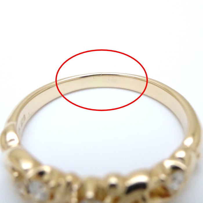 4℃ Diamond Ring K18YG Yellow Gold