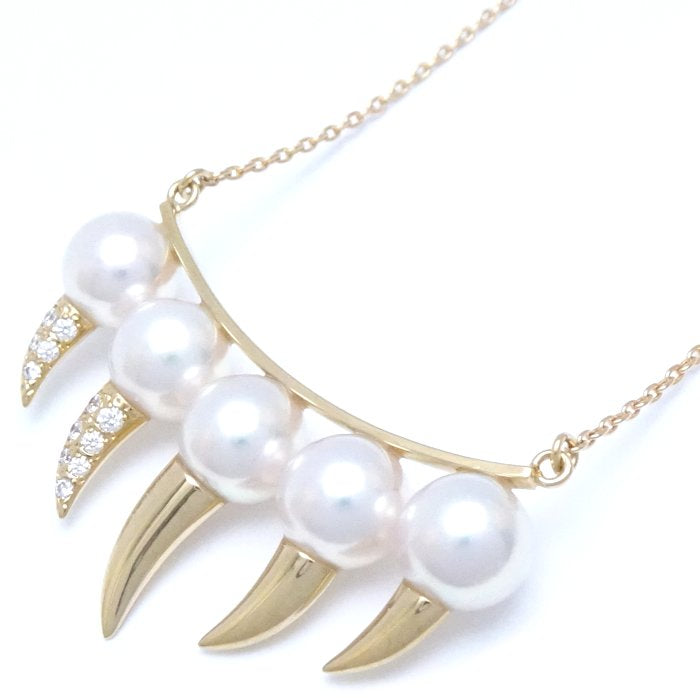 TASAKI Pearl Necklace K18YG Danger Fang