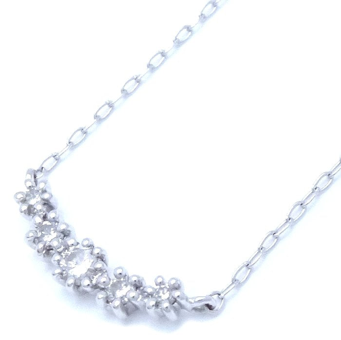 4℃ Diamond Necklace K18WG White Gold