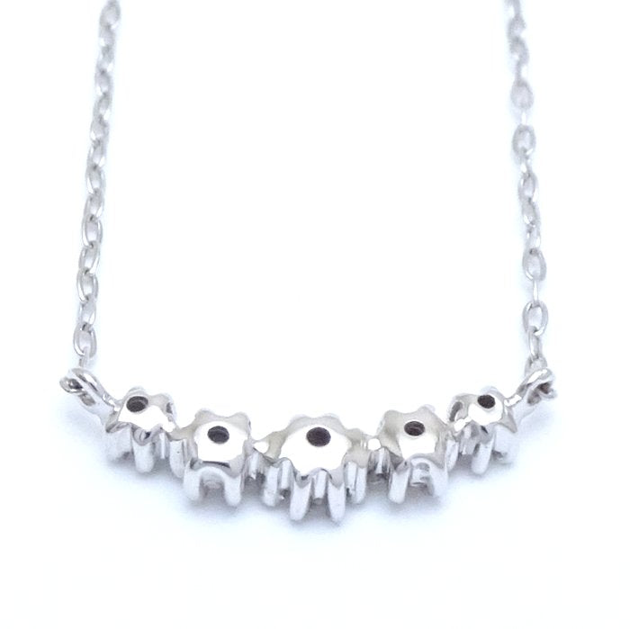 4℃ Diamond Necklace K18WG White Gold