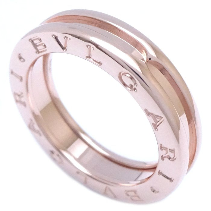 Bvlgari B.zero1 Ring 1 Band XS K18PG Pink Gold