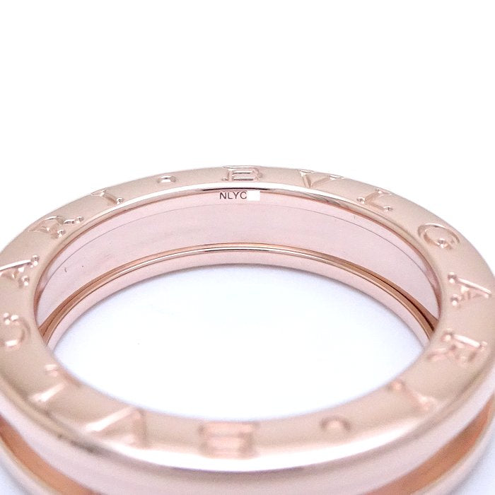 Bvlgari B.zero1 Ring 1 Band XS K18PG Pink Gold