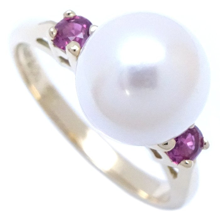 Tiffany & Co Pearl Ruby Ring K18YG