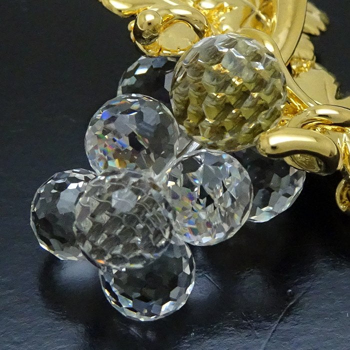 Swarovski Crystal Grape Motif Brooch