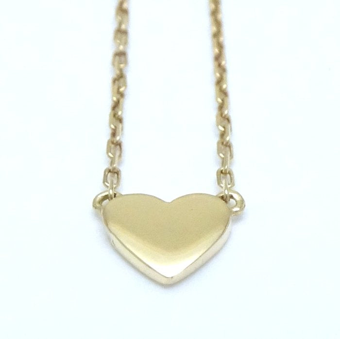 AHKAH Heart Necklace K18YG Yellow Gold