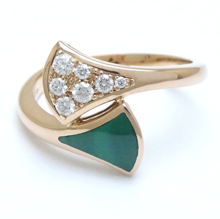 Bvlgari Diva Dream Ring Malachite Diamond