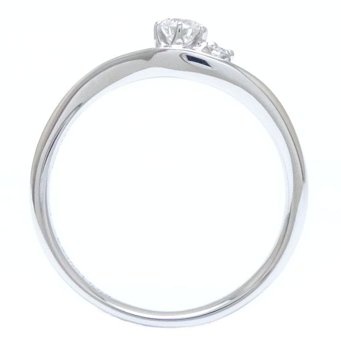 Trecent Diamond Ring Pt950 Platinum 0.185ct