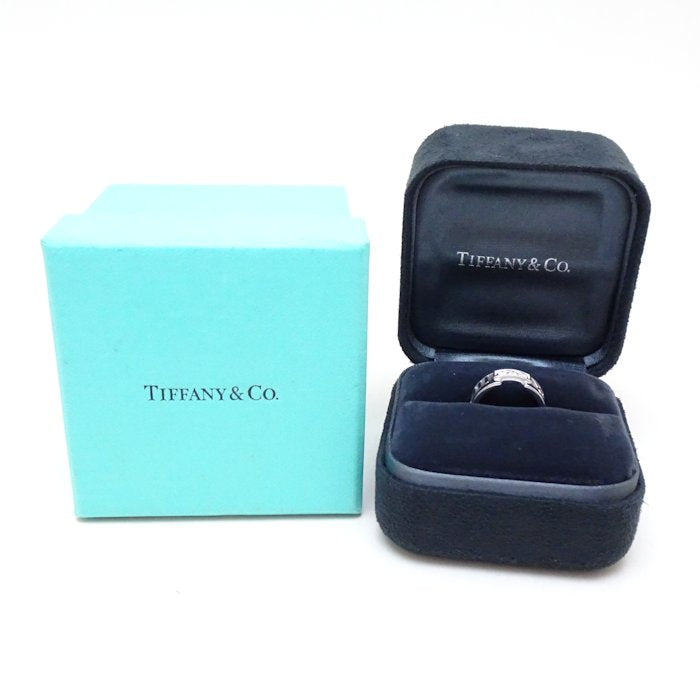 Tiffany & Co Open Atlas Ring 3P Diamond K18WG