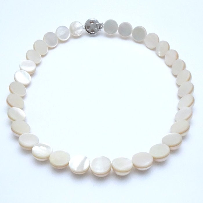 TASAKI Mabe Pearl Necklace K14WG White Gold