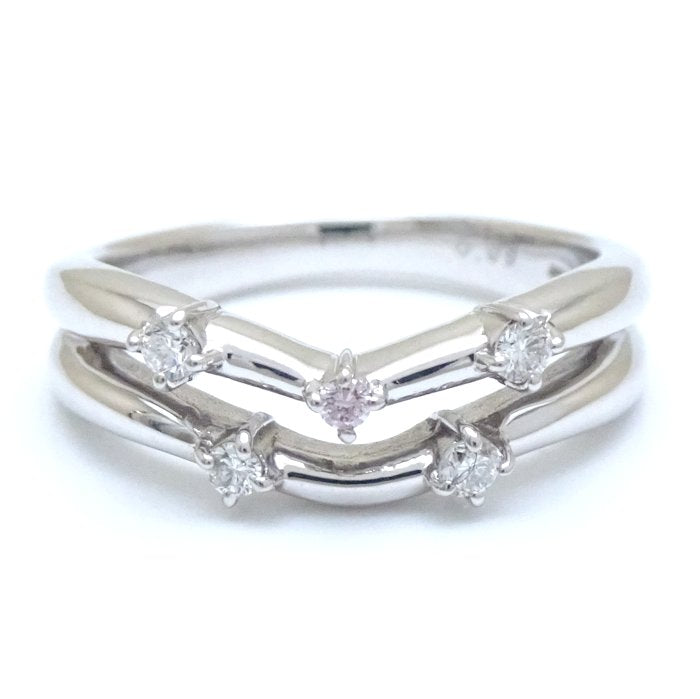 Take-Up Diamond Ring K18WG 9.5