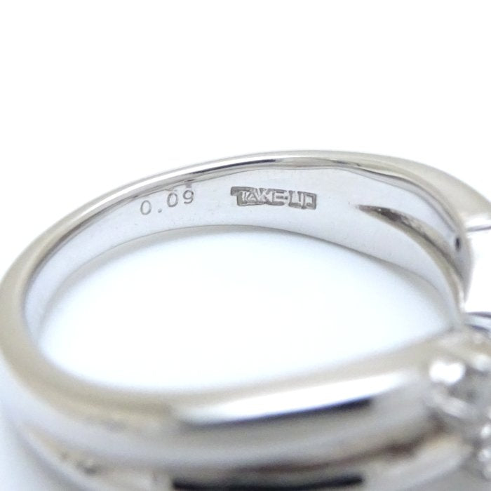 Take-Up Diamond Ring K18WG 9.5