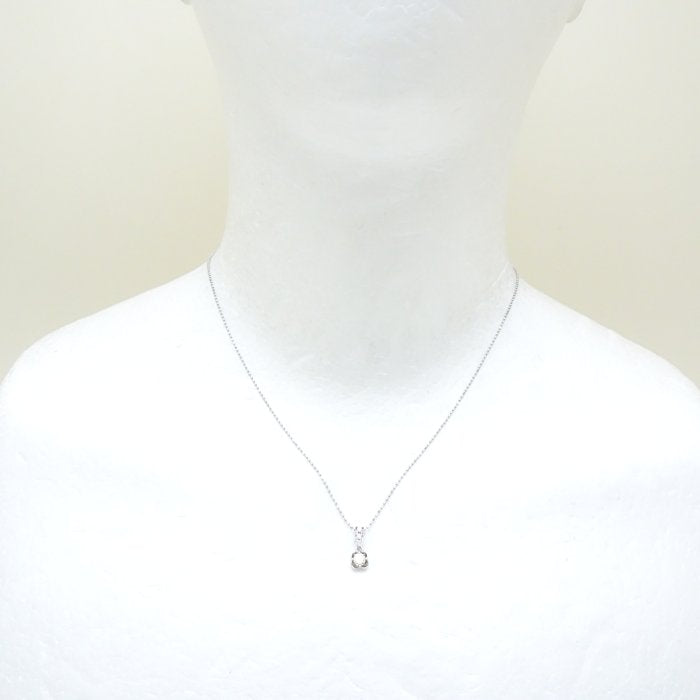 4℃ Diamond Necklace K18WG White Gold