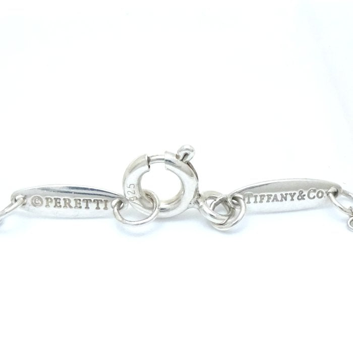 Tiffany & Co Silver Pink Sapphire Bracelet