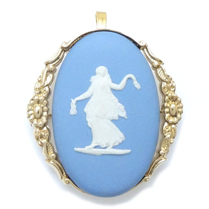 Wedgwood Jasper Brooch Pendant Top