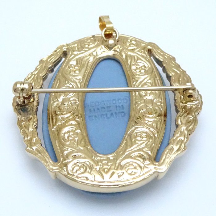 Wedgwood Jasper Brooch Pendant Top